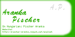 aranka pischer business card